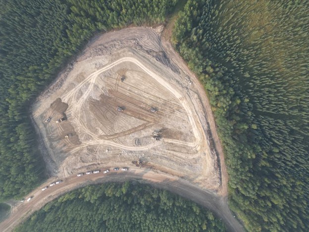 Wellsite Construction, East of Grande Prairie AB, 2023